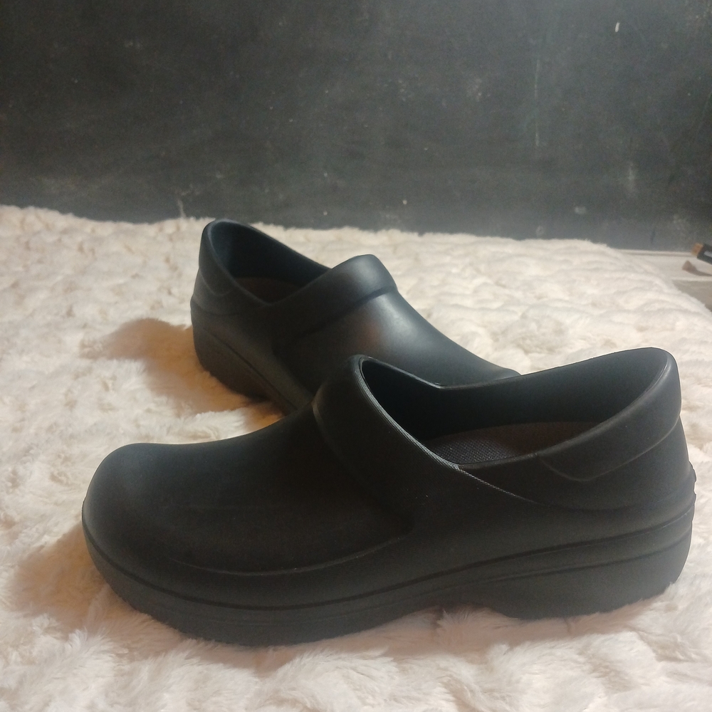 Crocs Neria Pro II Clogs Womens 10 Slip On Slip Resistant Black Work Shoes - Picture 5 of 10